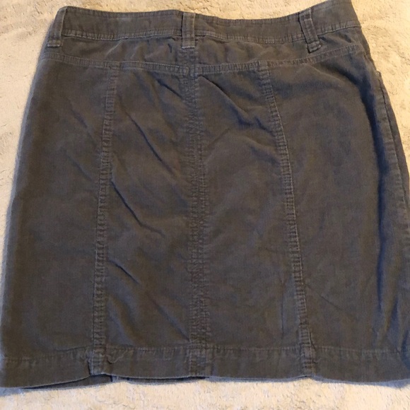 Faded Glory gray corduroy mini skirt - Picture 4 of 4